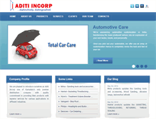 Tablet Screenshot of aditiincorp.com